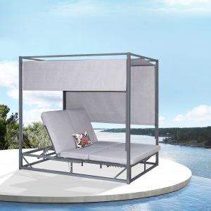 Outdoor Rectangular Patio Daybed • COP30504DGRY