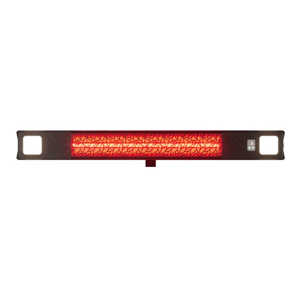 Deko Living 1500W Wall Mounted Infrared Heater with Carbon Fiber Tube • COH40001 - Image 2