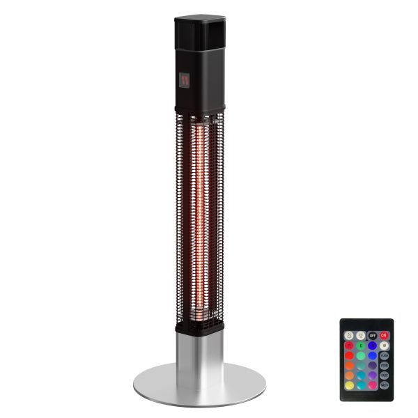 Deko Living 1500W Electric Column Heater with Halogen Tube • COH40003 - Image 2