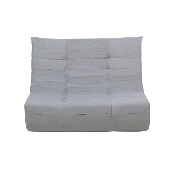 Deko Living 5 Piece Gray Outdoor Compressed Foam Loveseat Sofa Chairs and Table Set • COP30019 - Image 5