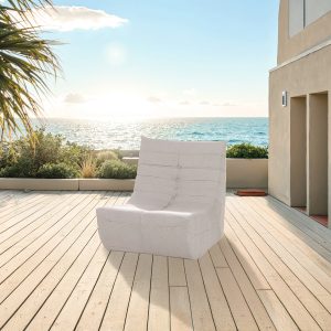 Deko Living Beige Outdoor Compressed Foam Chair • COP30219LST