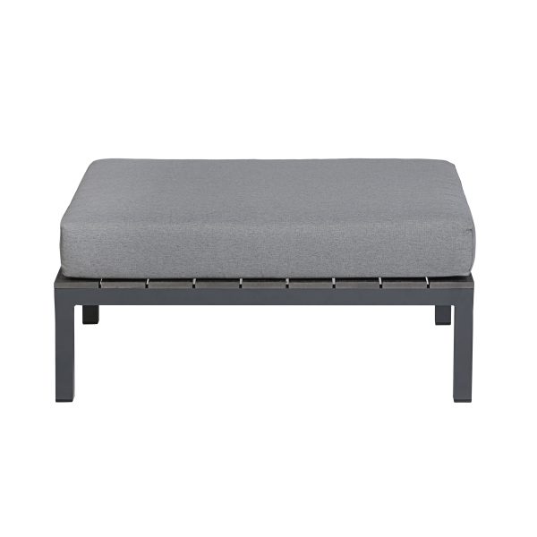 Deko Living 4 Place Seating  Gray Compressed Foam Sectional Sofa and Ottoman Set - Image 8