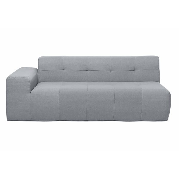 Deko Living 4 Piece Gray Compressed Foam Sectional Sofa Lounger and Table Set - Image 8