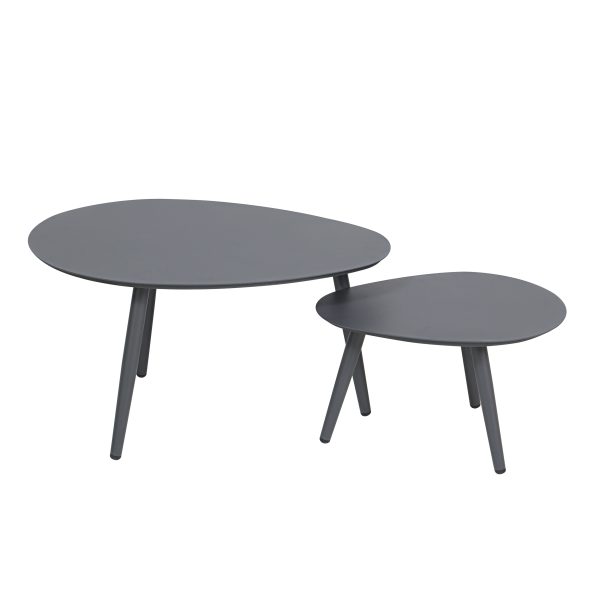 Deko Living 5 Piece Gray Compressed Foam Loveseat Sofa Chairs and Table Set - Image 6
