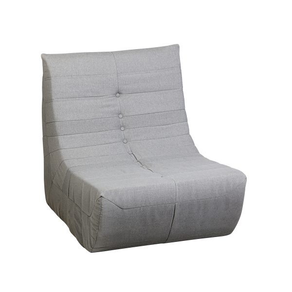 Deko Living Gray Compressed Foam Chair - Image 3