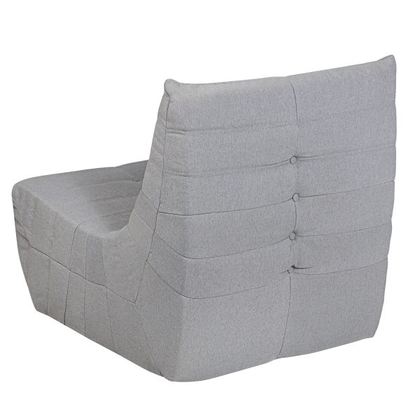 Deko Living Gray Compressed Foam Chair - Image 4