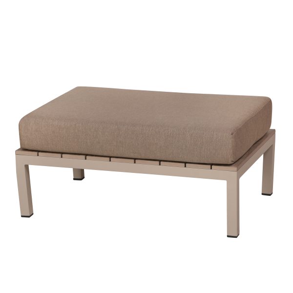 Deko Living 4 Place Seating  Brown Compressed Foam Sectional Sofa and Ottoman Set - Image 8