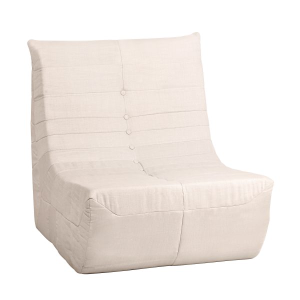Deko Living Beige Compressed Foam Chair - Image 3