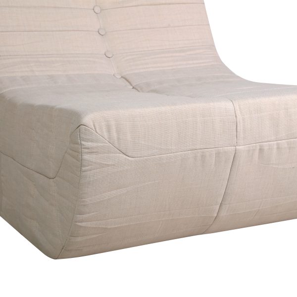 Deko Living Beige Compressed Foam Sofa - Image 5