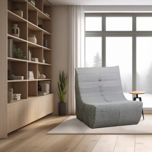 Deko Living Gray Compressed Foam Chair