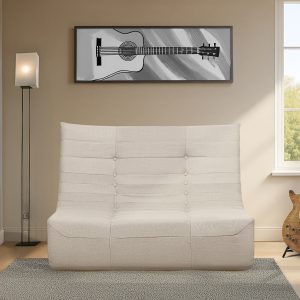 Deko Living Beige Compressed Foam Sofa