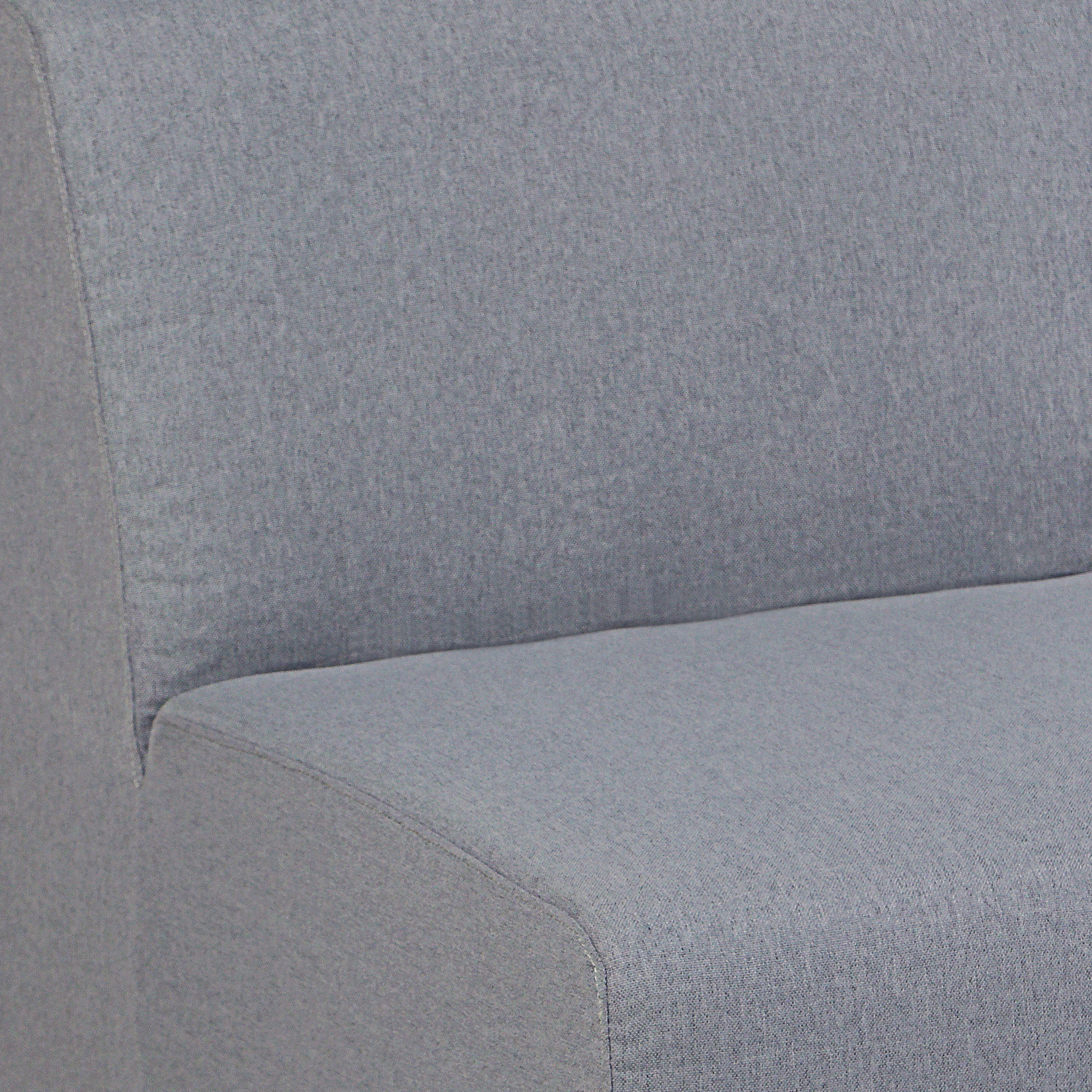 Deko Living Gray Outdoor Compressed Foam Armless Sectional Sofa Chair • COP30017ACH - Image 5